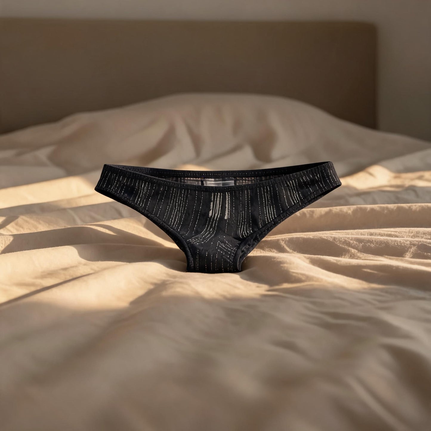ZDStriped Texture Sheer Briefs