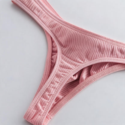 ZDRibbed Stretchy Slim Thong