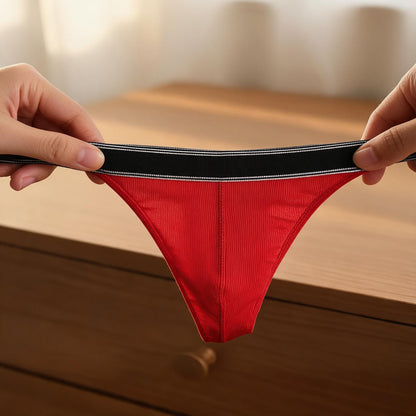ZD Wide Waist Textured Thong