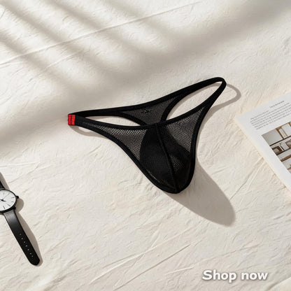 ZD Stripe Trim Minimalist Thong