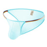 Sexy Colorful Belt Transparent Bikini
