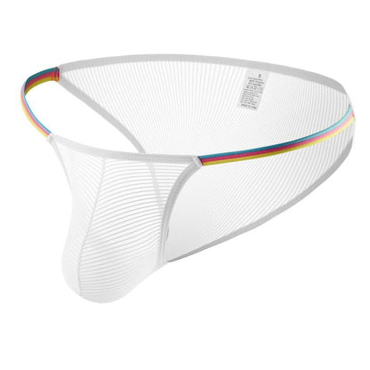 Sexy Colorful Belt Transparent Bikini