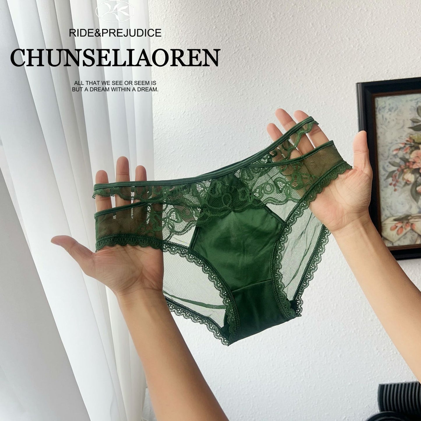 ZD Crisscross Lace Brief