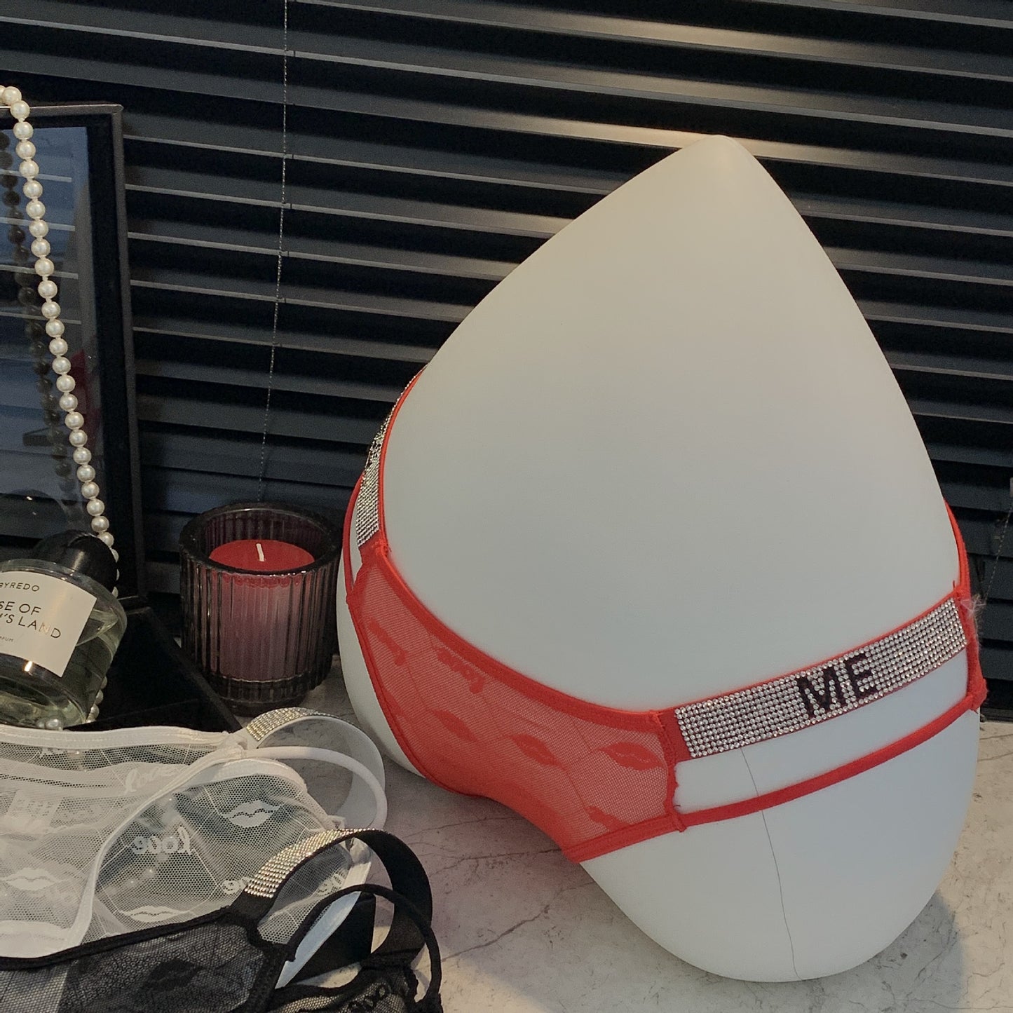 ZD Waist Crystal Lace Panties