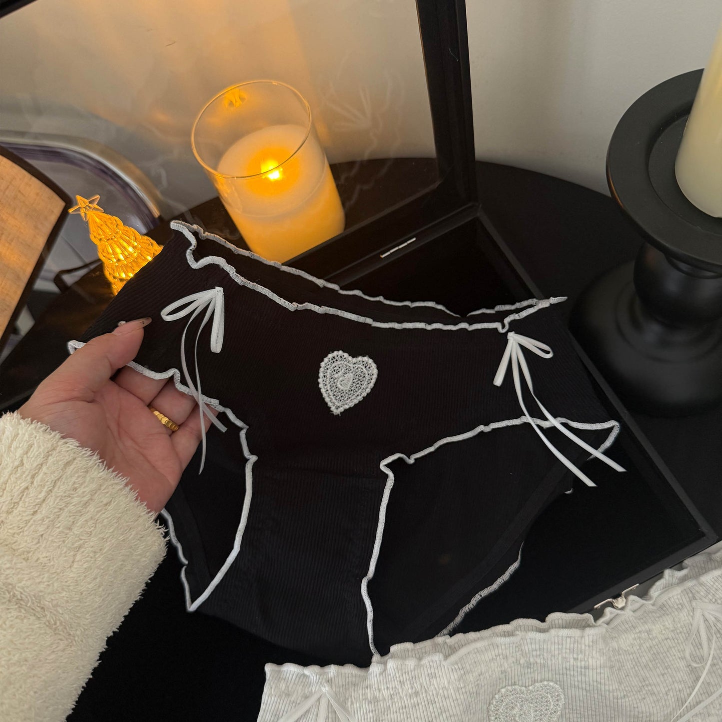 ZD Cotton Heart Briefs（4Packs）