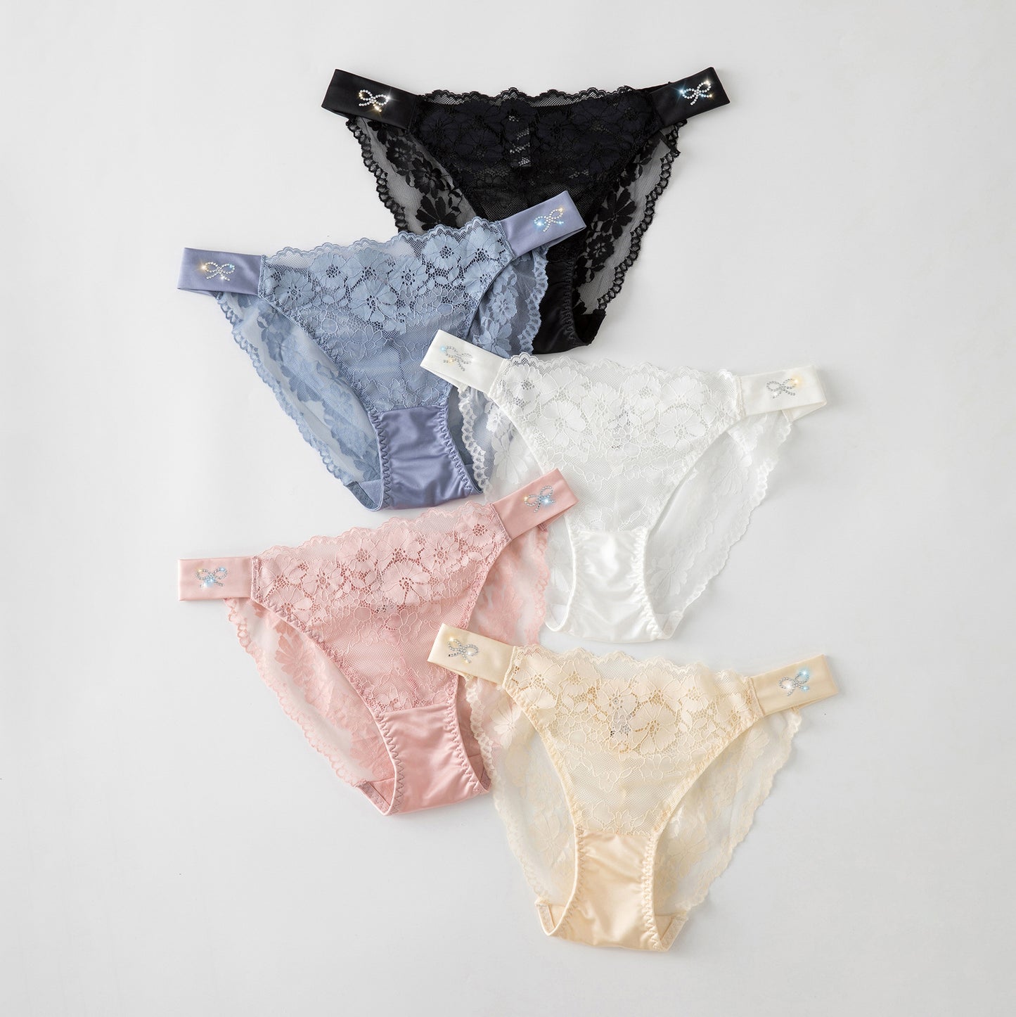 ZD Crystal Belted Waist Brief