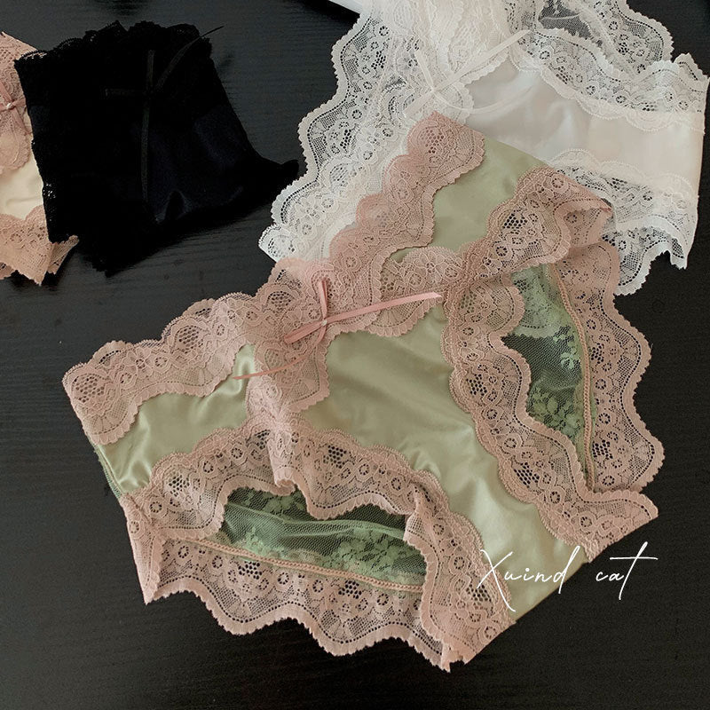 ZD Lace & Bow Crisscross