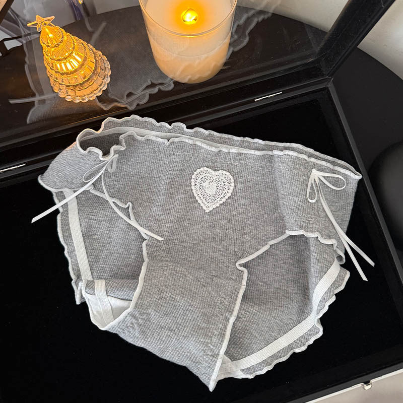 ZD Cotton Heart Briefs（4Packs）