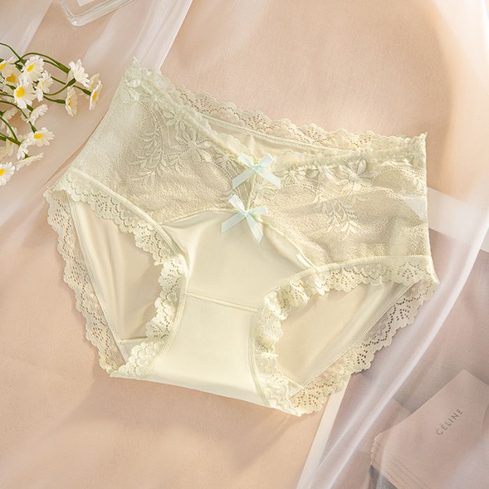 ZD Double Bow Lace Brief