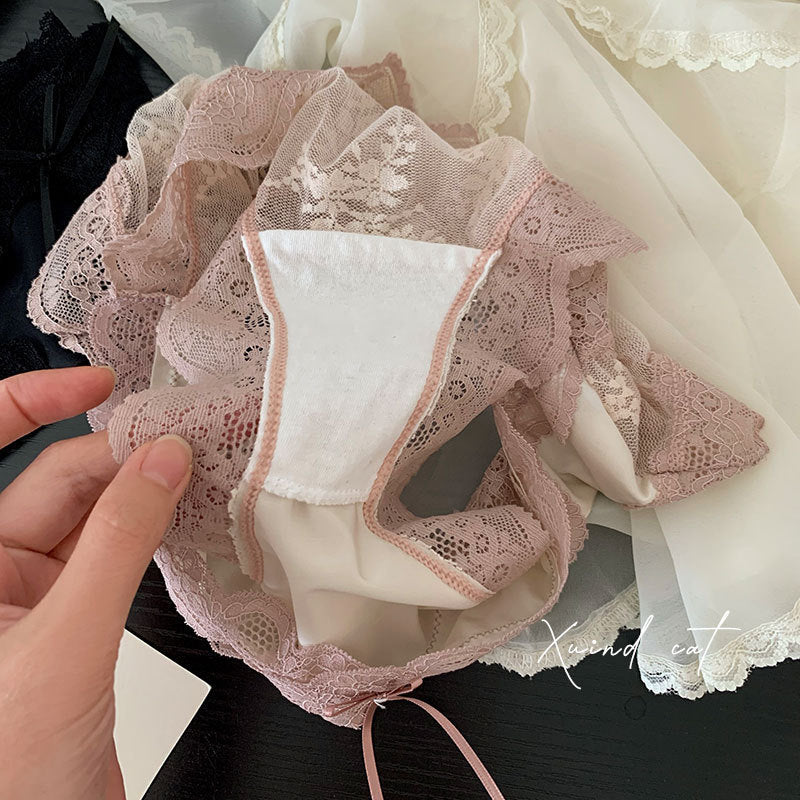 ZD Lace & Bow Crisscross