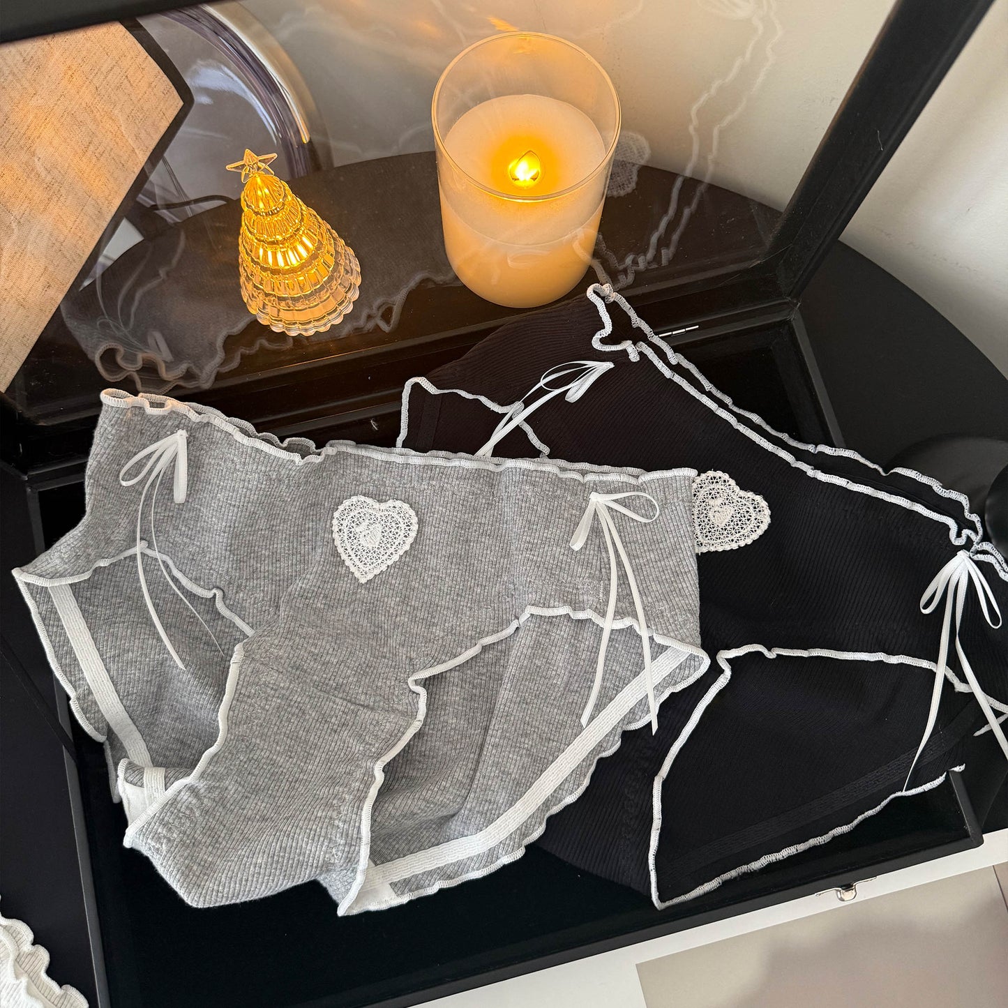 ZD Cotton Heart Briefs（4Packs）