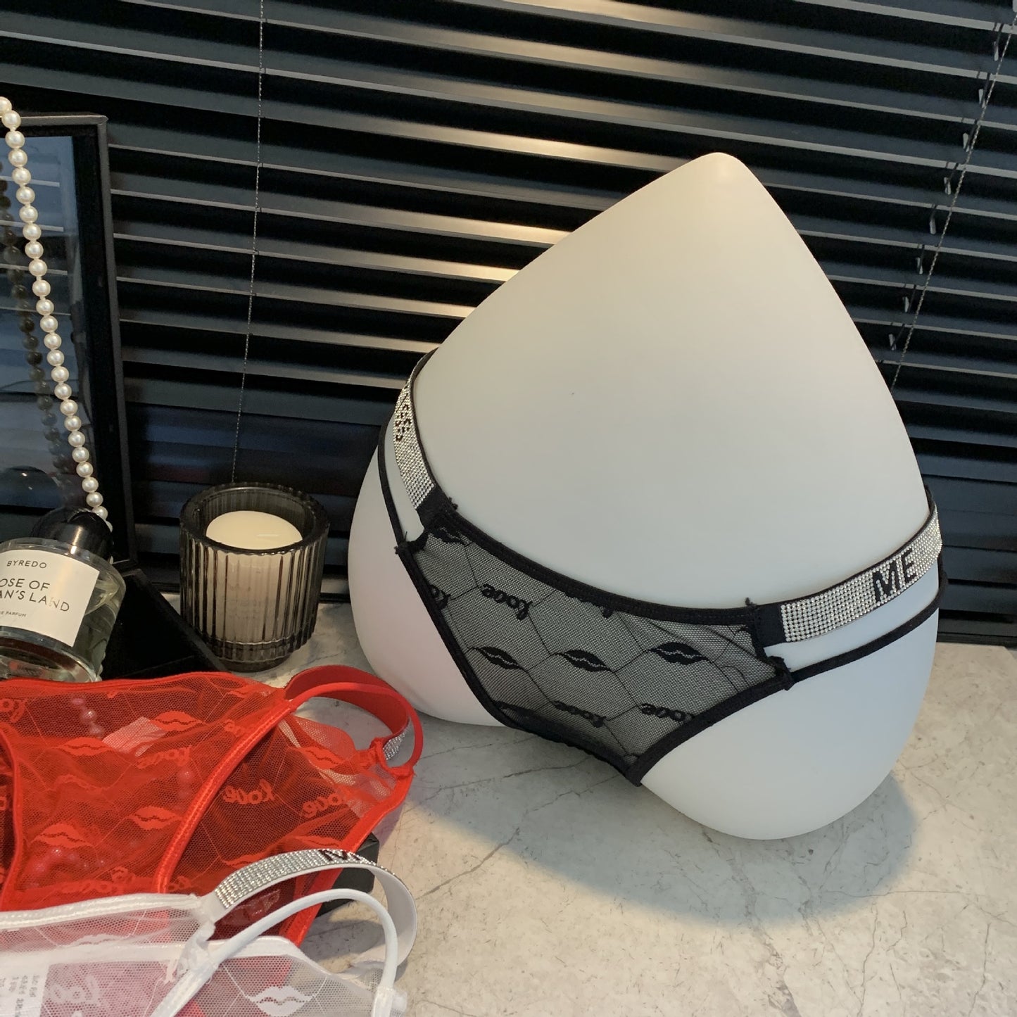 ZD Waist Crystal Lace Panties