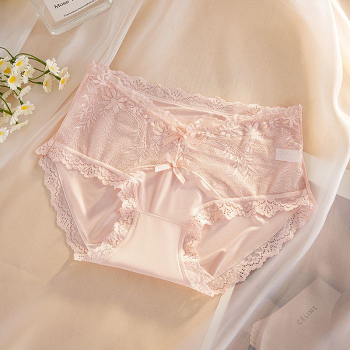 ZD Double Bow Lace Brief