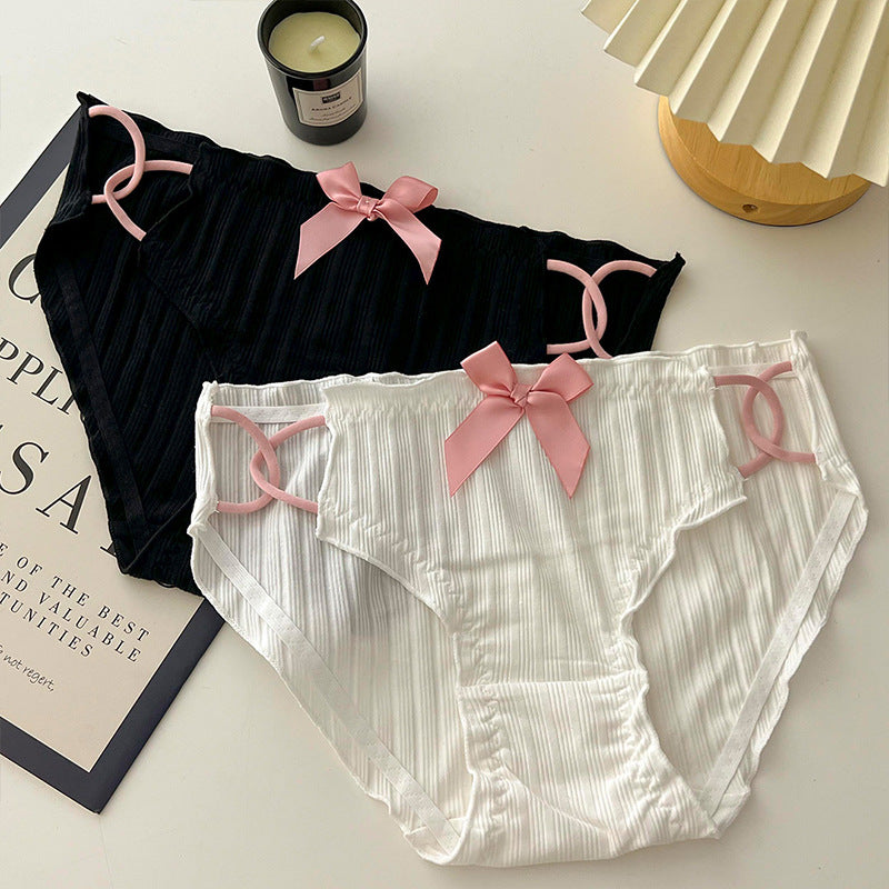 ZD Oversized Bow Cotton Cheeky (4 Packs)