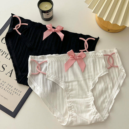 ZD Oversized Bow Cotton Cheeky (4 Packs)