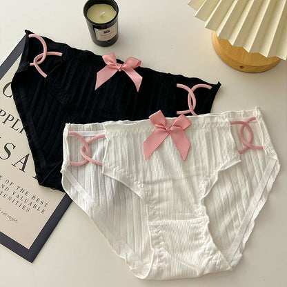 ZD Oversized Bow Cotton Cheeky (4 Packs)