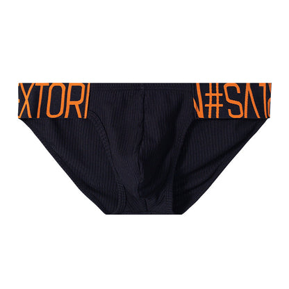 Letter strap pure cotton sexy briefs