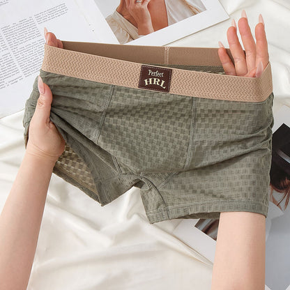 ZD Check Breathable Cotton Briefs