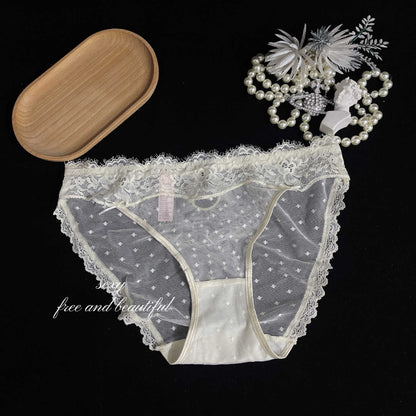 ZD Eyelash Lace Comfort Briefs