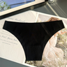 Thin Vertical Stripe Ice Silk Seamless One-Piece Low-Rise Briefs