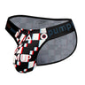 Plaid wide waistband soft briefs