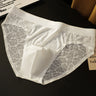 Spiderweb-like transparent sexy silky Briefs
