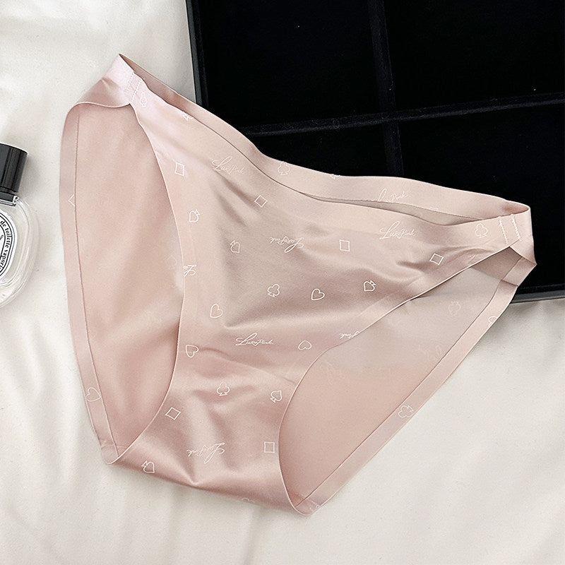 ZD Seamless Poker Print Luxury Briefs