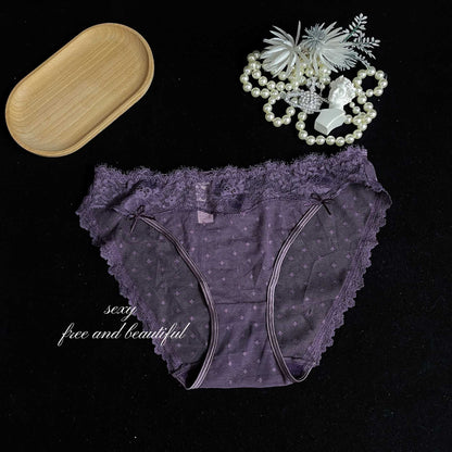 ZD Eyelash Lace Comfort Briefs