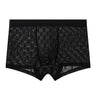 Water Wave Jacquard Wide Waist Mid-Rise Men's Boxer Briefs