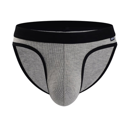 ZDBlack-Trim Pure Cotton Briefs