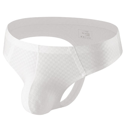 ZDSolid Plaid Print Thong