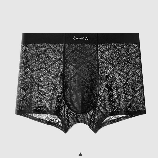 ZDIce Silk Lace Boxer Briefs