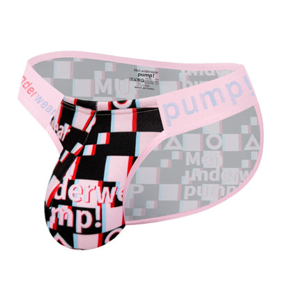 Plaid wide waistband soft briefs