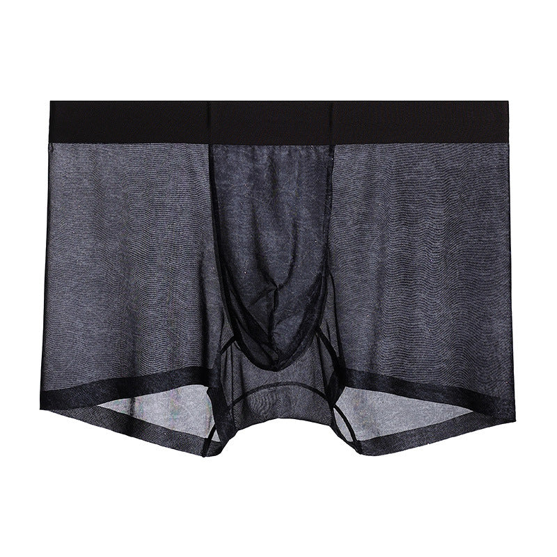 Vintage Wash Texture Sheer Mesh Starlight Boxer Briefs