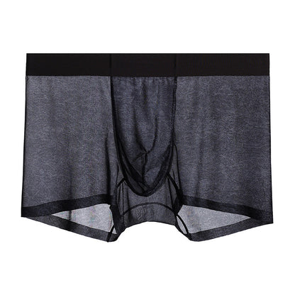 Vintage Wash Texture Sheer Mesh Starlight Boxer Briefs