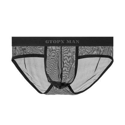 ZDBlack-Trim Sheer Comfort Briefs