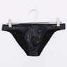 Snake print large pouch cotton-lined briefs