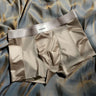 Mesh Panel Satin Texture Wide Waist Boxer Briefs