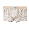 Star Dot Print Herringbone Woven Waistband Boxer Briefs