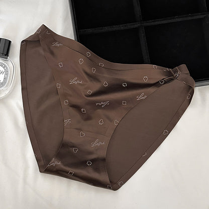 ZD Seamless Poker Print Luxury Briefs