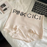 Letter Waistband Seamless Mid-Rise Boyshorts