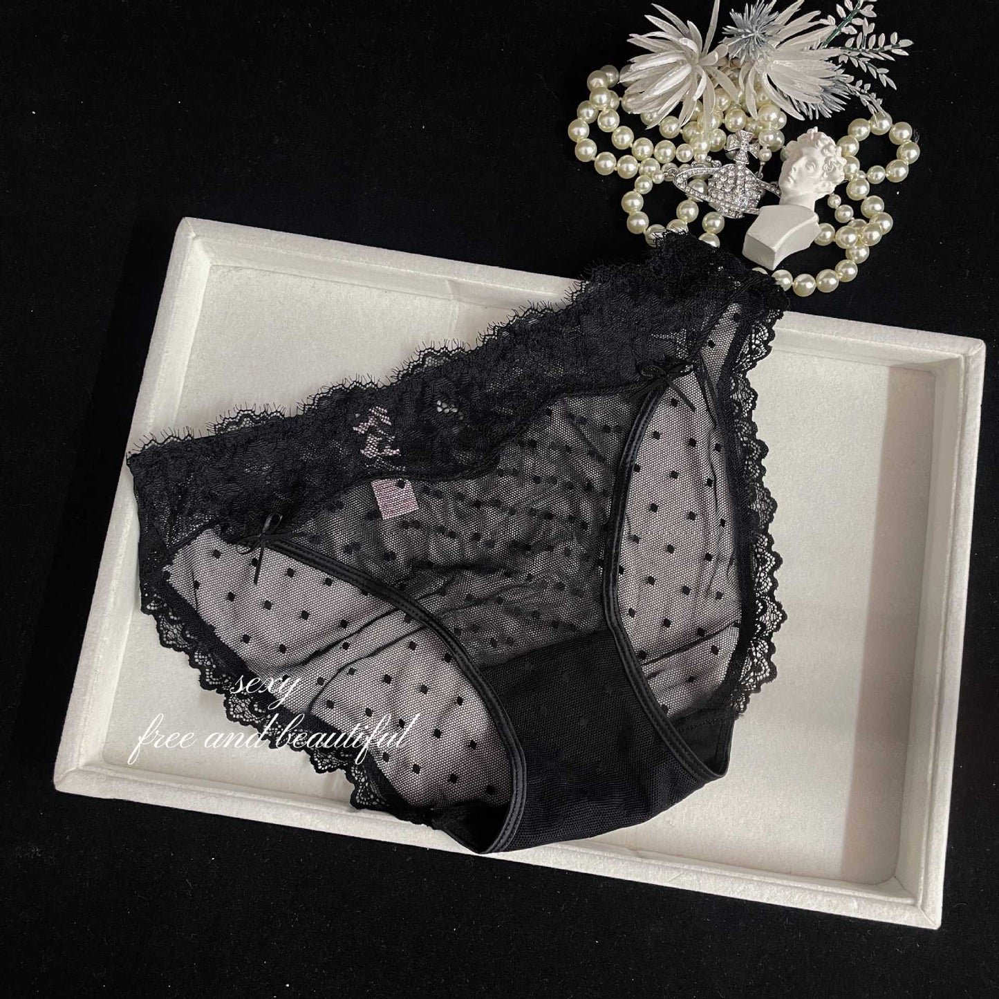 ZD Eyelash Lace Comfort Briefs