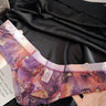 ZD Floral Print Sheer Mesh Brief
