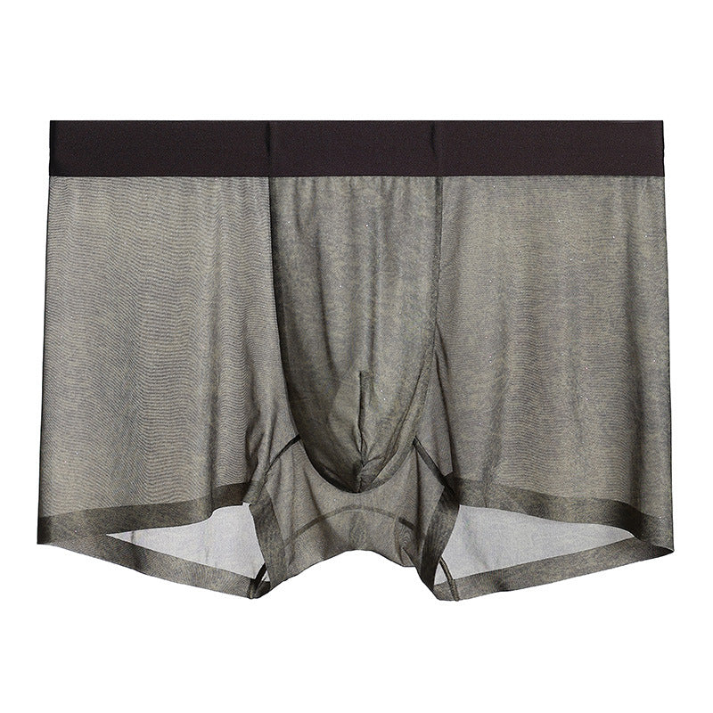 Vintage Wash Texture Sheer Mesh Starlight Boxer Briefs