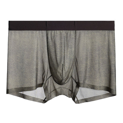 Vintage Wash Texture Sheer Mesh Starlight Boxer Briefs
