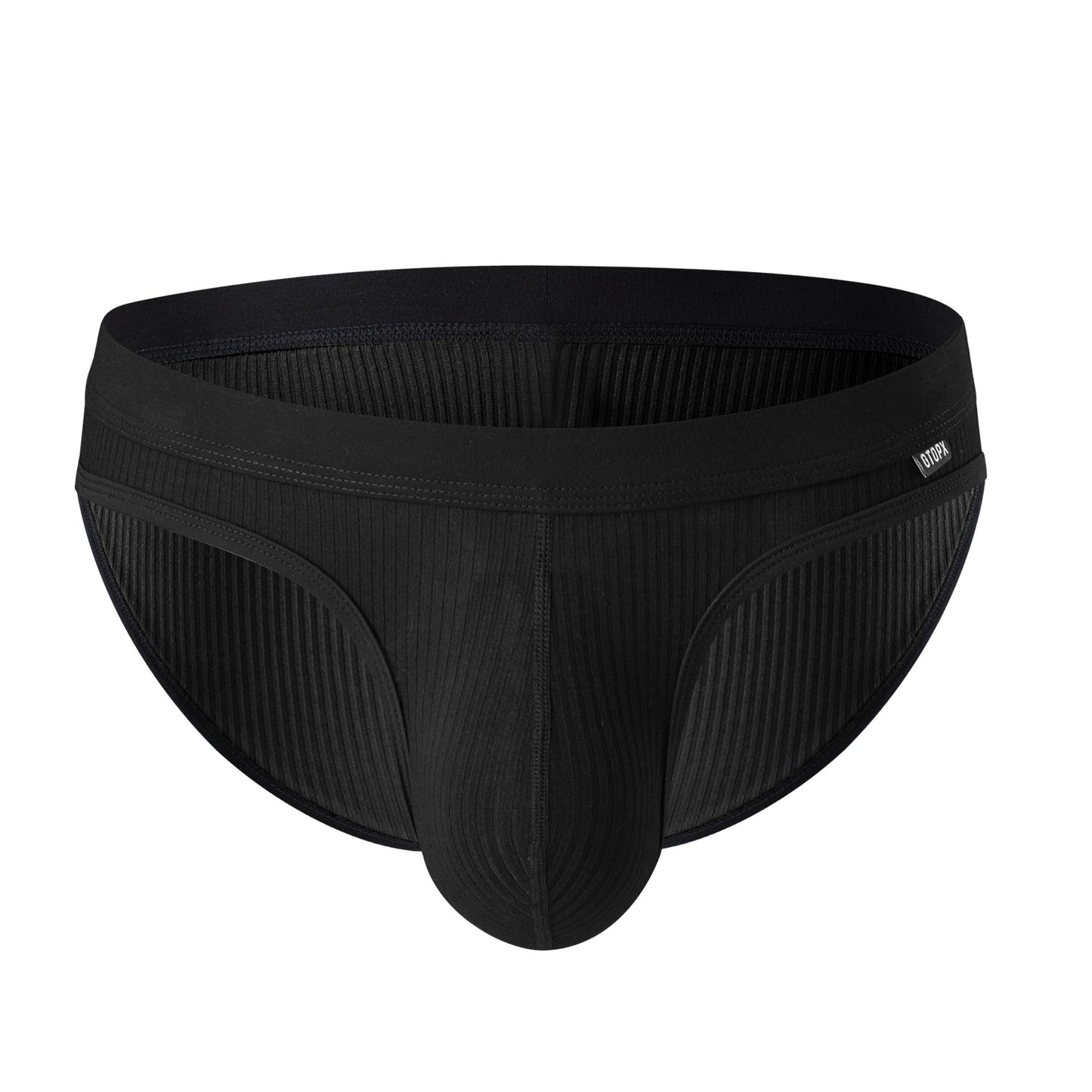 ZDBlack-Trim Pure Cotton Briefs