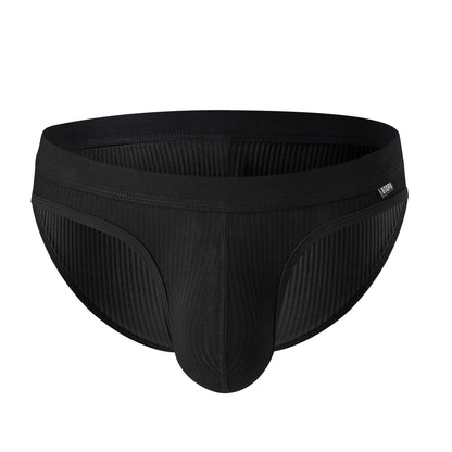 ZDBlack-Trim Pure Cotton Briefs