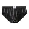 Cotton striped stretch briefs