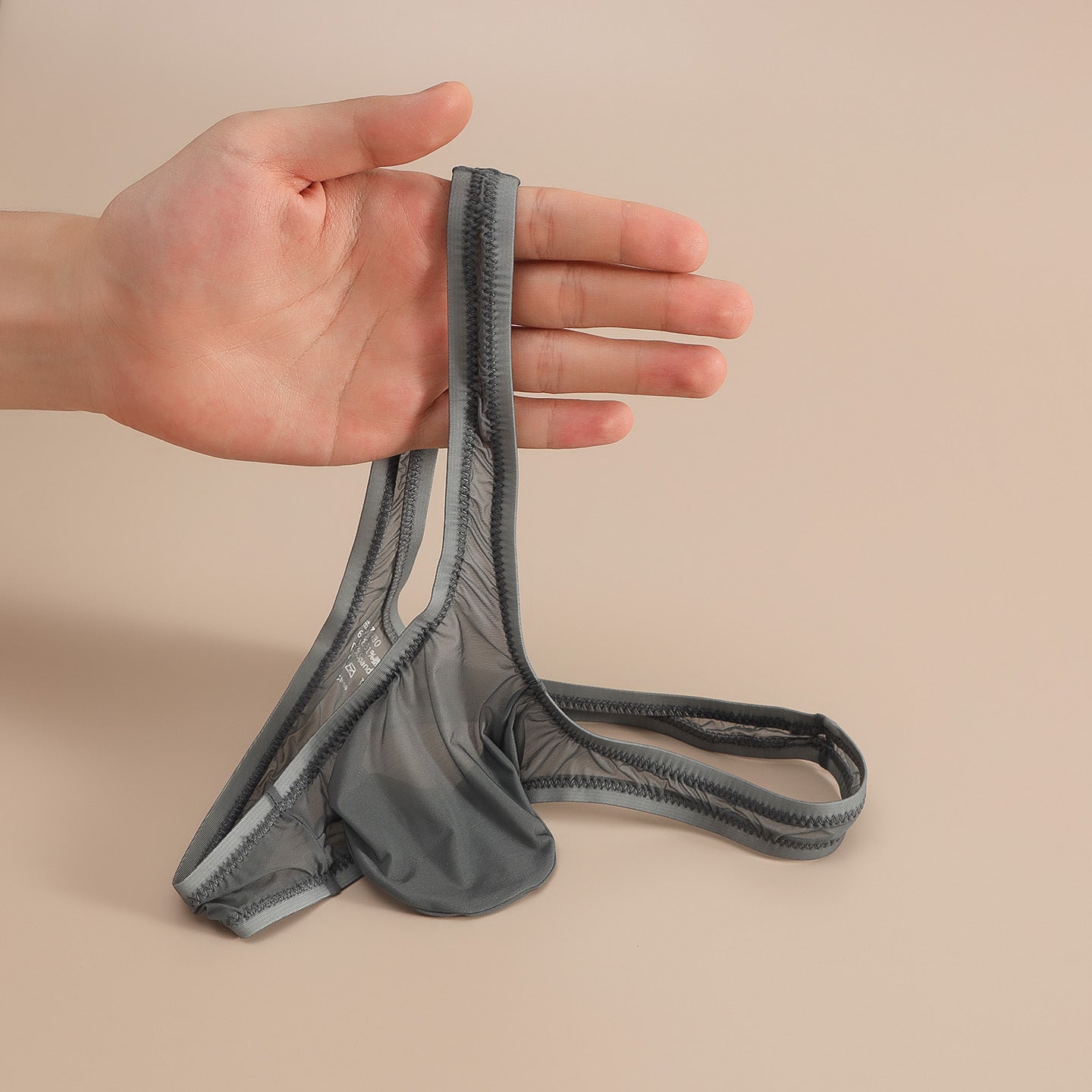 ZD  Ultra-Thin Sheer T-Back Thong