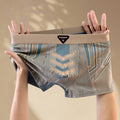 Geometric Print High-Elastic Boxer Briefs